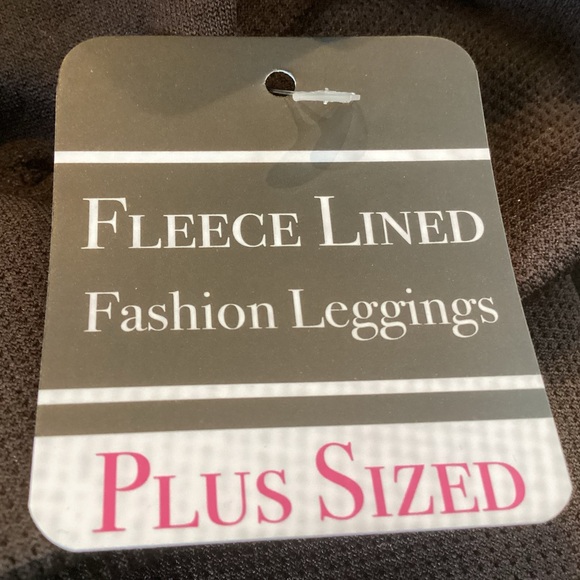 - 🌸PLUS SIZE 2 Pairs of Gold Medal Fleece Lined Leggings 1X/2X - Picture 5 of 6
